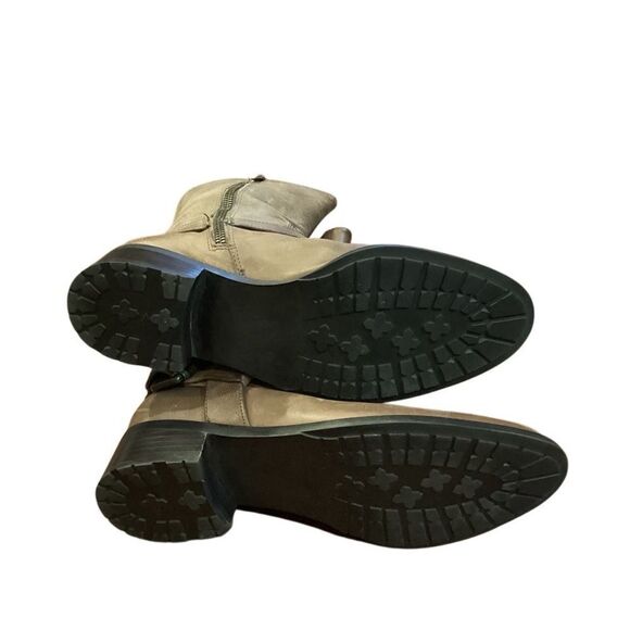 Cole Haan Brown Leather Harness Moto z boots 6.5 - Picture 5 of 12